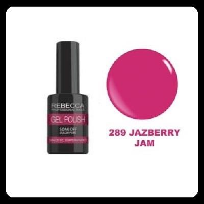 REBECCA soak off gel polish 5 ml - 289 / jazberry jam