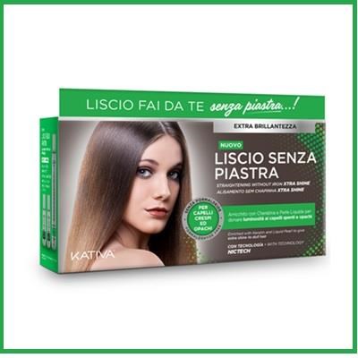 KATIVA kit liscio senza piastra - extra brillantezza